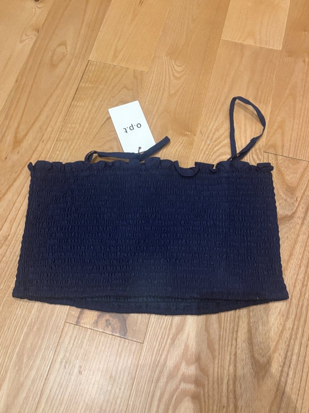 O.P.T Navy Blue Crop Top | Women's S NWT